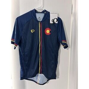 Pearl iZUMi Cycling Jersey Blue Colorado Flag Select Ltd Full Zip Mens Size M